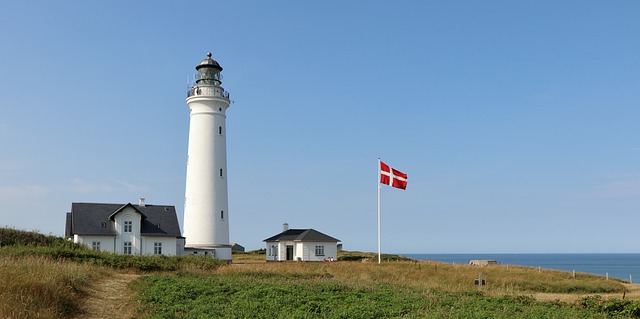 maják, Dánsko, vlajka.jpg